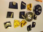 Stable Golden Diamond Cup Grinding Wheel 30# 50# 100# 150# 300#