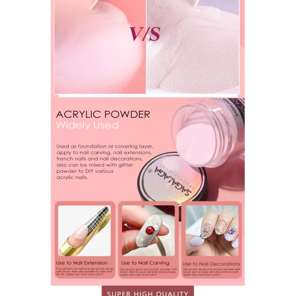 Colored Nail Powder for Acrylic Nails No Lamp Needed Hundreds of Colors to Choose From MSDS Certified Private Label in the