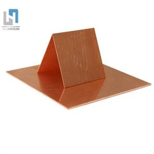Wholesale 3mm Thick Industrial Copper Plates , C22000 C67400 Gold Plated Copper Sheet from china suppliers