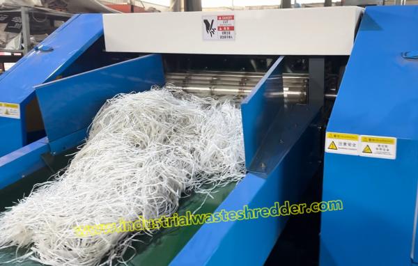 PP Plastic Monofilament Shredder, High Efficiency Waste Yarns Pre-Shredder,Power