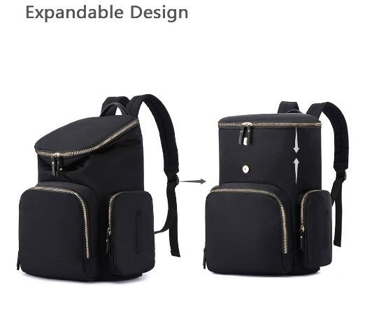 Polyester Embroidered Mummy Diaper Bag With Thermal Insulated Bottle Pockets