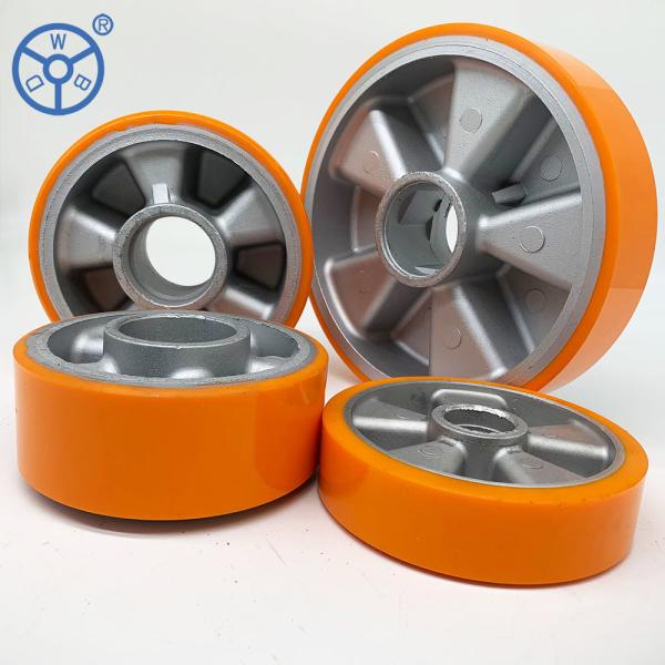 300-450kg American Type Heavy Duty PU Iron Aluminium Core Industrial Caster