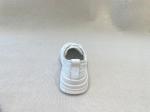 OEM ODM White Leather Casual Sneakers Lace Up 35-40 China Size
