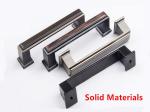 128mm American Stylish Plating Kitchen Cabinet Handles 96mm Black Arched Dresser