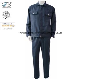 Wholesale Navy Blue Fire Retardant Suit / Protective Flame Retardant Boiler Suit from china suppliers