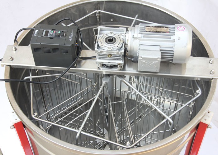 6 frames electrical honey extractor with horizontal motor Stainless Steel Honey Extractor