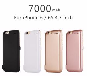 Wholesale Slim Back Clip 7000 MAh Cell Phone Battery Case For IPhone 6 / IPhone 6s from china suppliers