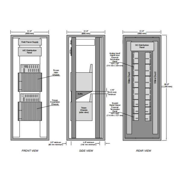Triconex 3008N Analog Input Module Memory Interface