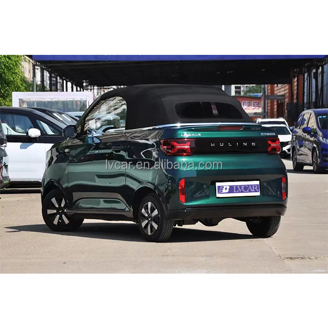 120-170Km Cruising Range Wuling Mini Electric Car with 3-Door 4-Seat Body Structure