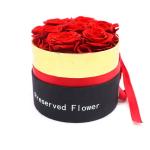 Beautiful Color Favor Gift Boxes , Eternal Love Preserved Flowers In A Box