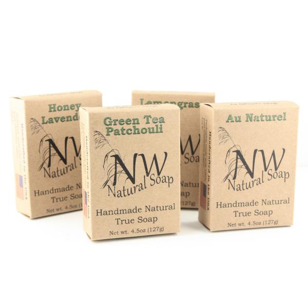 Quality Natural Soap Small Foldable Kraft Paper Packaging Boxes Single Color Printing for sale