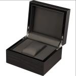 Rigid Luxury Wrist Watch Packaging Box Black Color High End Style