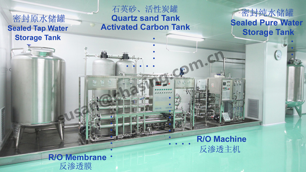 2000L / Hour RO Water Plant Machine Reverse Osmosis Systems RO Water Purifier Systems