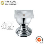 high grade chrome furniture parts metal sofa leg cabinet leg SL-001