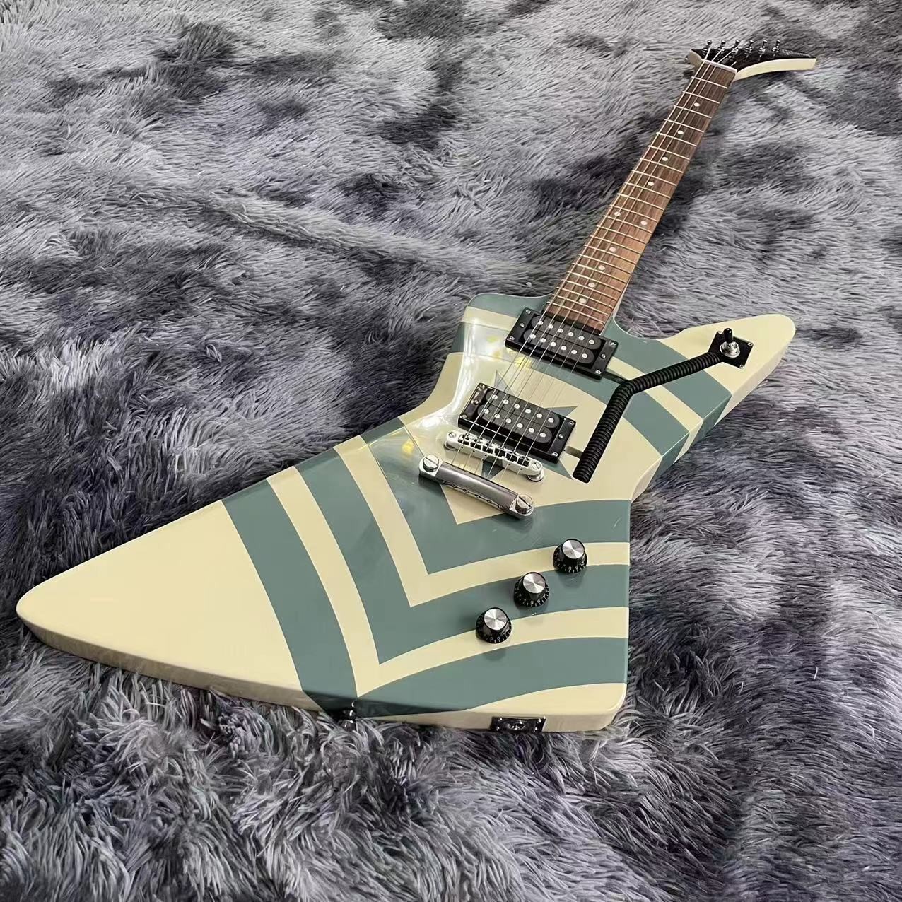 Custom Grand Explorer Electric Guitar Pipe Body