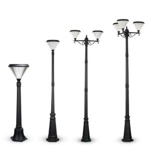 Wholesale SMD3528Aluminum Outdoor Garden Solar Light Black Integrated IP65 Optically Controlled from china suppliers