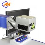 AMAN 10W 20W 30W fiber laser High quality qr code / id card / cylinder laser
