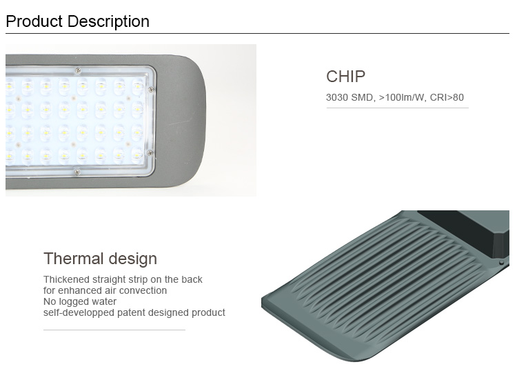 High Power Outdoor LED Street Lights 45w , Module Design Outdoor Smart LED Street Light
