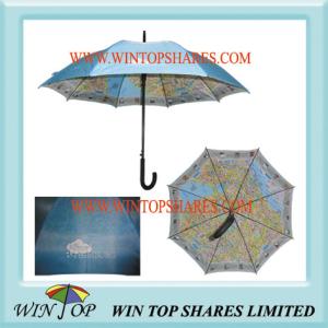 Wholesale Double Layers Promotion Map Umbrella(WT5064) from china suppliers