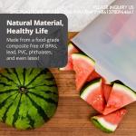 Microwave Dishwasher Safe, Leak-free, Bundle Pack Bowls, Reusable Silicone Clear