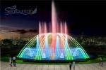 Stainless Circle Water Fountain High Spray Signal Control