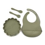 CPC OEM Silicone Baby Bowl Feeding Set For Toddlers