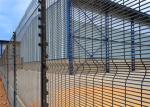 PVC coated Welded Steel 358 Security Fence Mesh 3mm 4mm Wire diametre