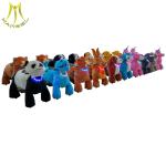 Hansel battery walking and coin operated ride toys panda toy ride safari rides