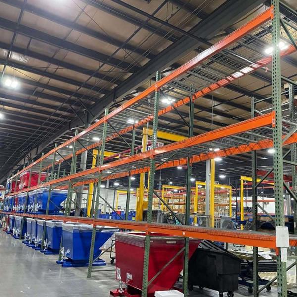Teardrop Pallet Rack 8ft Beam Heavy Duty Warehouse Storage System