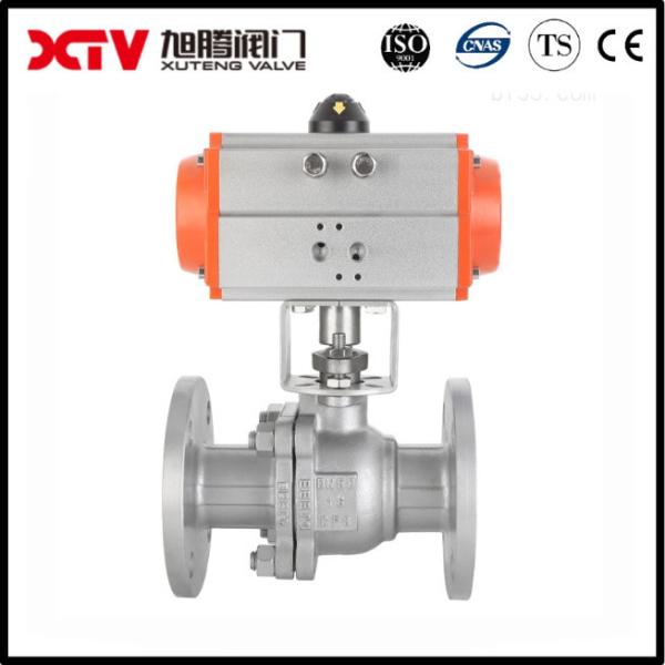Stainless Steel High Platform Flanged Floating Ball Valve 300LB for Shipping