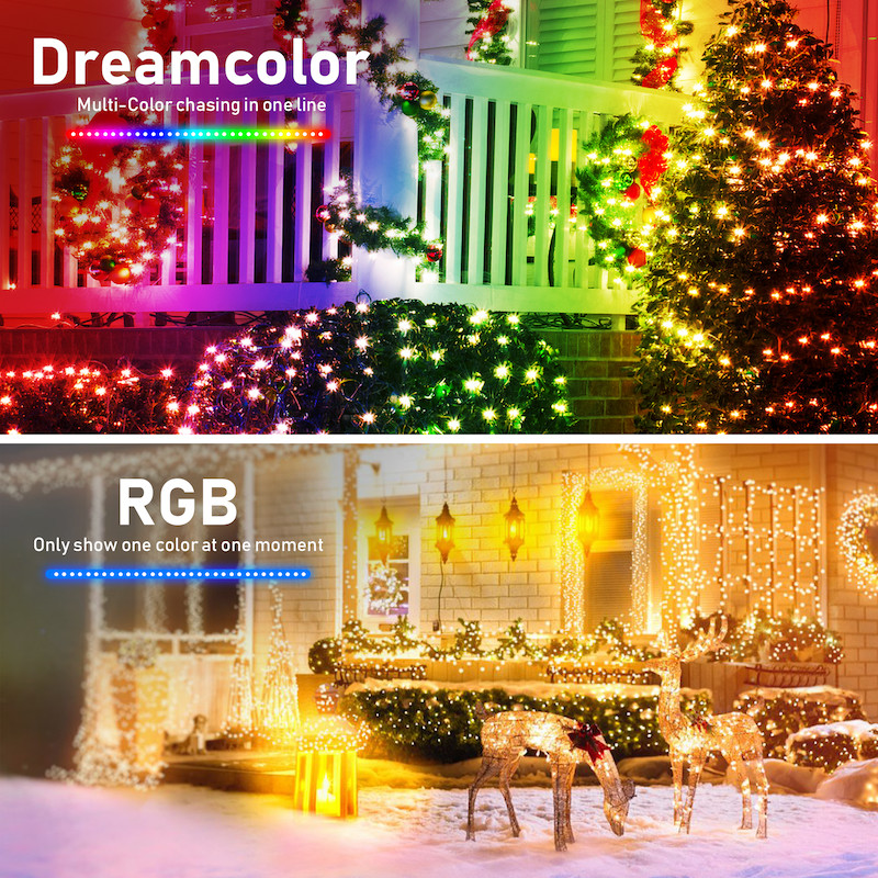 Intelligent Alexa Smart Wifi LED Bulb Usb Voice Control Christmas Led String Light