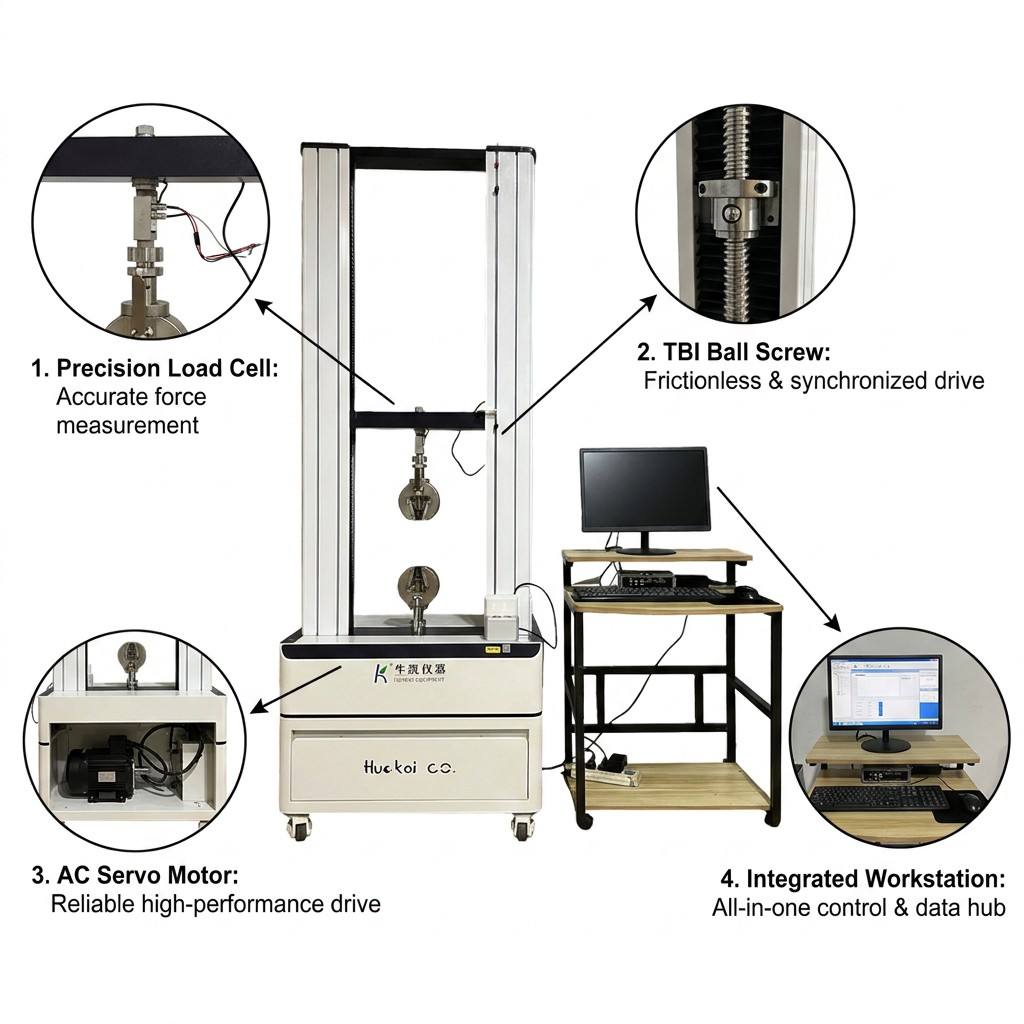 High Precision Servo Universal UTM Multi-function Tensile Compression Bend Test Machine for Alloy Wire Cable