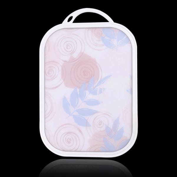 Fruit Non Slip Plastic Cutting Board With Handle Scale Grooves