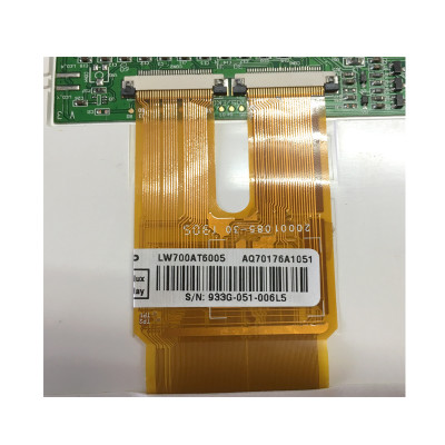 Chi Hsin Innolux 7 Inch Car LCD Display 800*480 Pixels Panel LW700AT9009 250cd