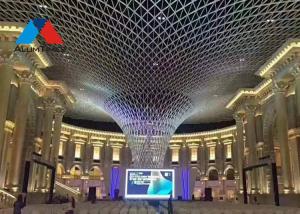 Wholesale Moisture Proof Aluminium Grid Ceiling , Open Cell Metal Ceiling 50mm × 15mm from china suppliers