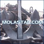 Stockless Steel Gruson Anchor Marine Ship Gruson Anchor Stockless Anchor For