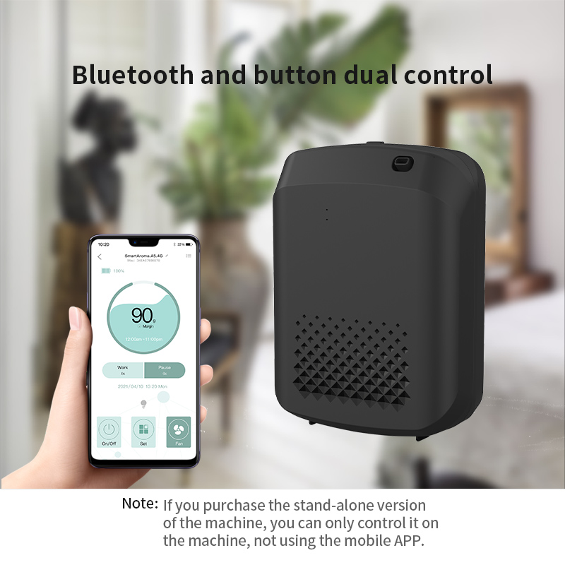 HOMEFISH 1000CBM Scent Diffuser Machine 400ML Essential Oil Diffuser Bluetooth Control