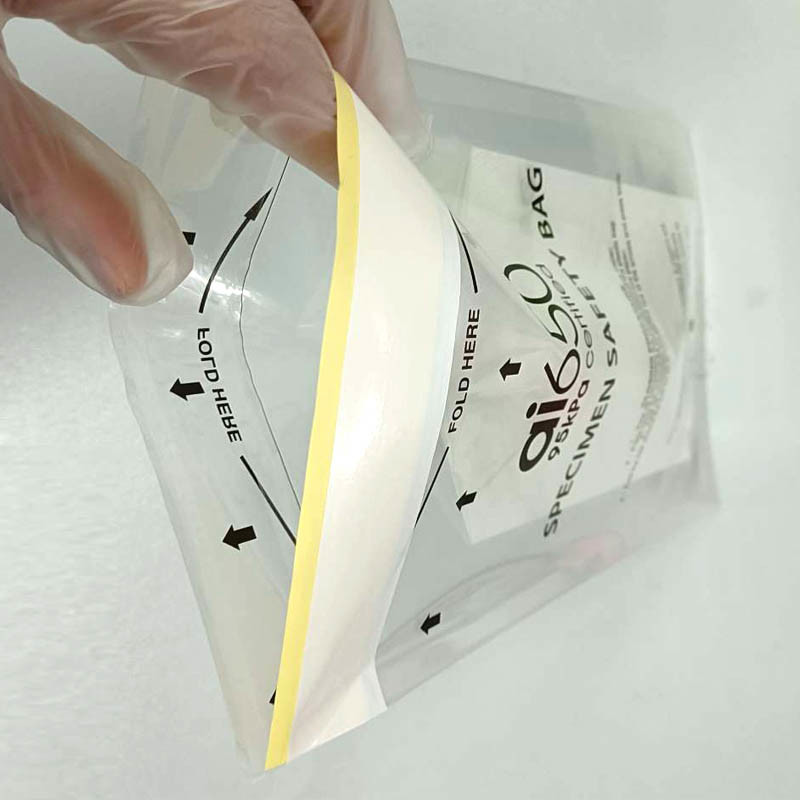 0.635mm Medical Waste 95kPa Plastic Biohazard Sample Bags