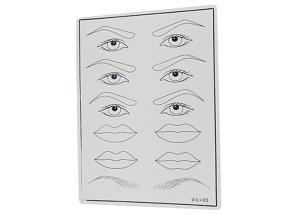 Wholesale Microblading Eyes / Eyebrows / Lips Mixed 3D Tattoo Practice Skin Training Supply from china suppliers
