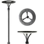 Decorative Outdoor Led Garden Pole Light IP65 520x520x535MM 4.3KG