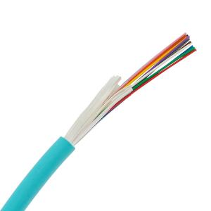 Wholesale GJFJV-X MM OM3 Distribution Tight Buffer Aqua Fiber Optic Cable from china suppliers