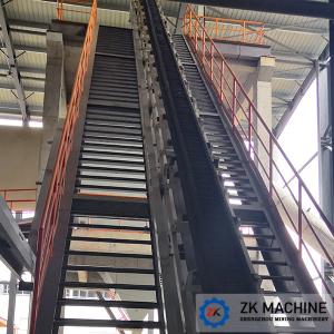 Wholesale Powdery Conveying Equipment 300m3/H 90° Large Angle Belt Conveyor from china suppliers