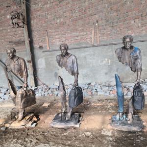 Wholesale Bronze Bruno Catalano Sculptures modern abstract art Statue life size garden decoration from china suppliers