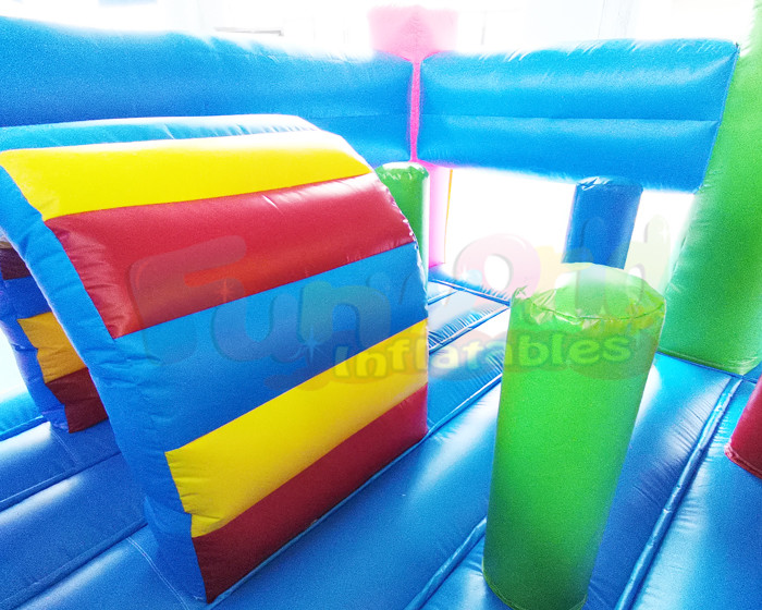Children Unicorn Inflatable Castle Combo Bounce House