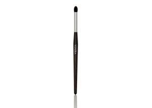Wholesale Precise Gray Squirrel Hair Eye Blending Crease Brush With Luxury Ebony Handle from china suppliers