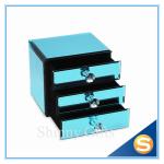 High Quality New Design Glass Jewelry box With Mirror China Manufacturers
