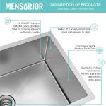 Overflow Double Bowl Stainless Steel Wash Up Sink Kitchen