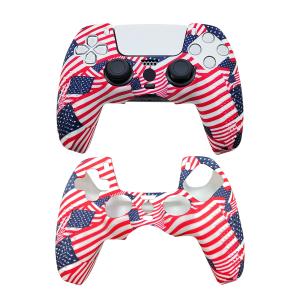 Wholesale Water-Transfer Print PS5 Silicone Controller Skin Multi Colors Silicone Case For PS5 from china suppliers