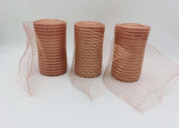 Metal Crimped Copper Wire Netting 4 Strands Knitting For Distillation Internal