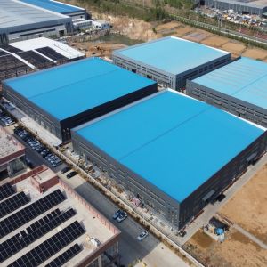 Buy cheap Prefabricated Steel Structure Warehouse for Logistics Q235B Q355B from wholesalers